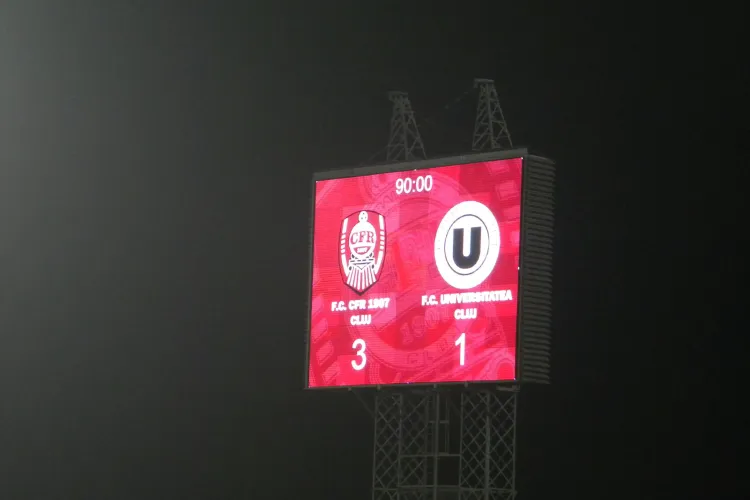 CFR Cluj - U Cluj 3-1! REZUMAT VIDEO