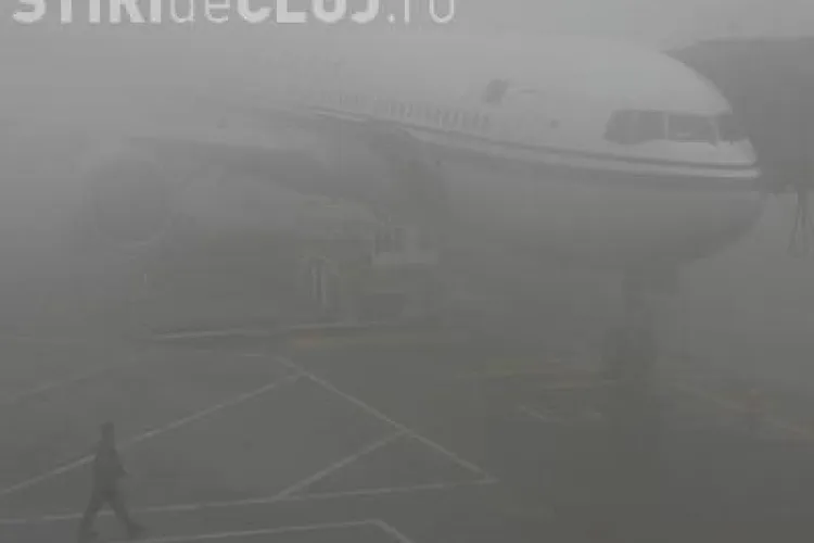 Tensiune pe Aeroportul Cluj din cauza cetii! Cinci curse anulate 