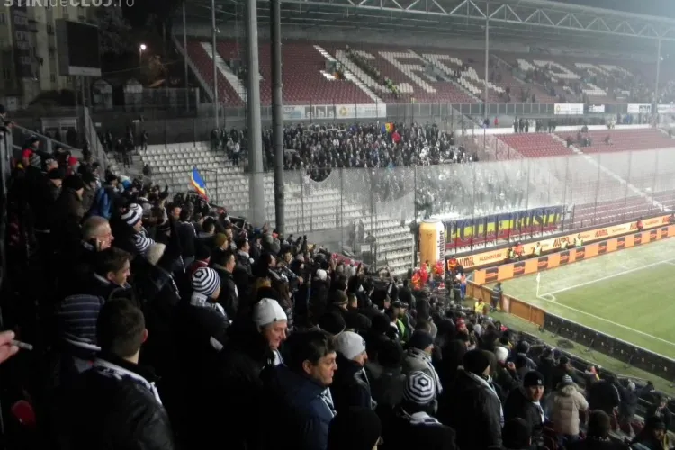 PREMIERA! Galeria U Cluj nu a injurat CFR -ul. Cum i-a potolit R.J. pe fani