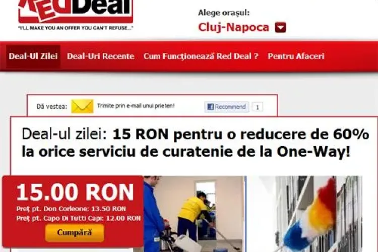 Vrei sa scapi de curatenia de sarbatori? 15 lei pentru o reducere de 60% la orice serviciu de curatenie de la One-Way! (P)