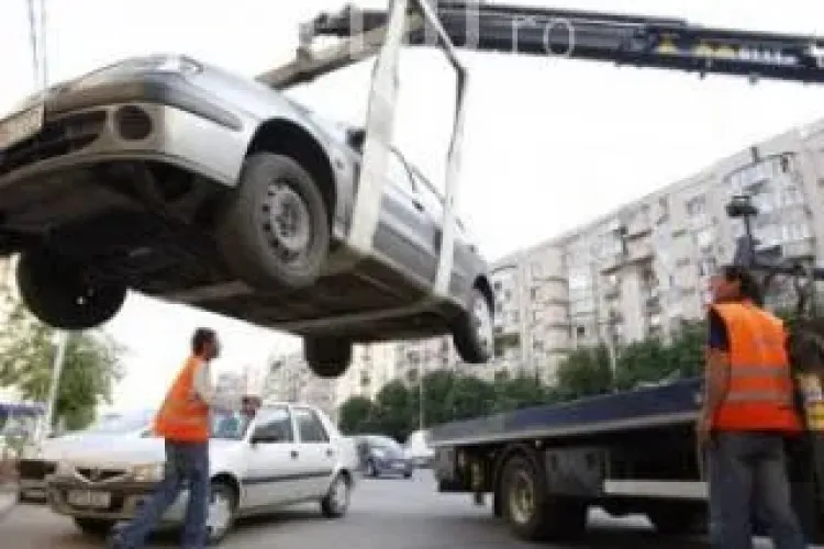 Masinile vor fi in continuare ridicate in Cluj-Napoca! Vezi ce as a scos din maneca Primaria