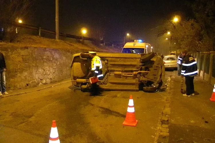 Accident grav pe Calea Turzii. O femeie se zbate intre viata si moarte, dupa ce a fost proiectata sapte metri VIDEO si FOTO
