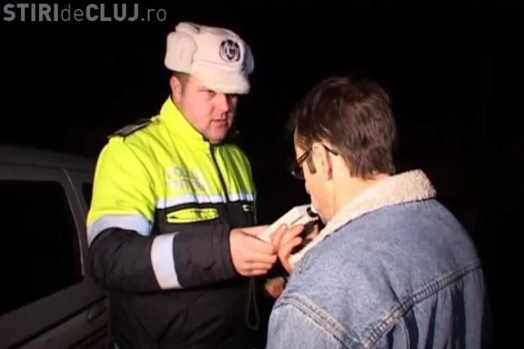 Sase soferi bauti, prinsi vineri seara la Dej VIDEO