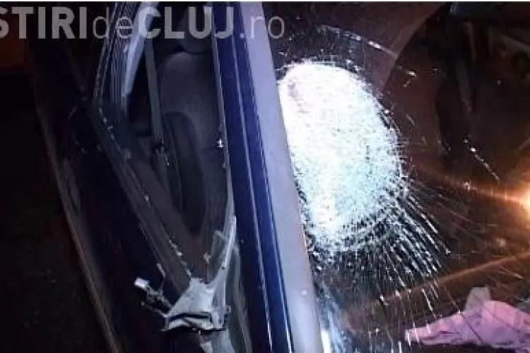 Accident in Dej! Un sofer beat a lovit un pieton beat VIDEO