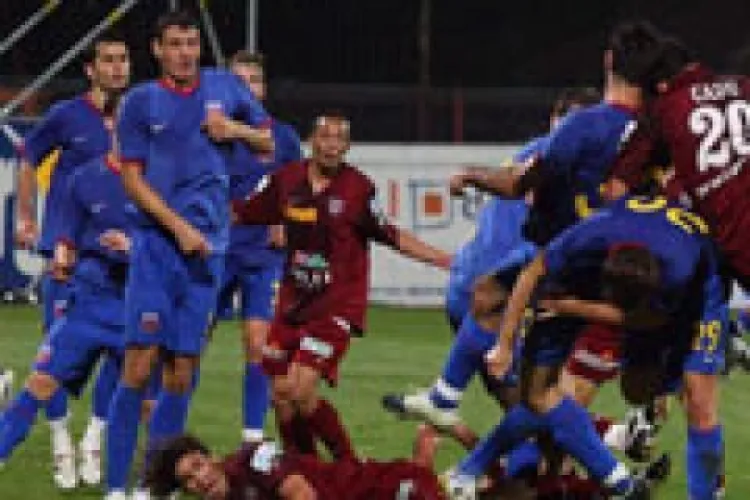 Steaua - CFR Cluj 1-1 REZUMAT VIDEO! Clujenii au facut cu greu fata asediului Stelei