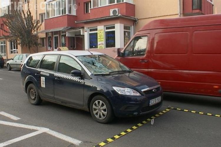 Accident pe strada Ecaterina Teodoroiu, in Dej! Un pieton a fost lovit VIDEO