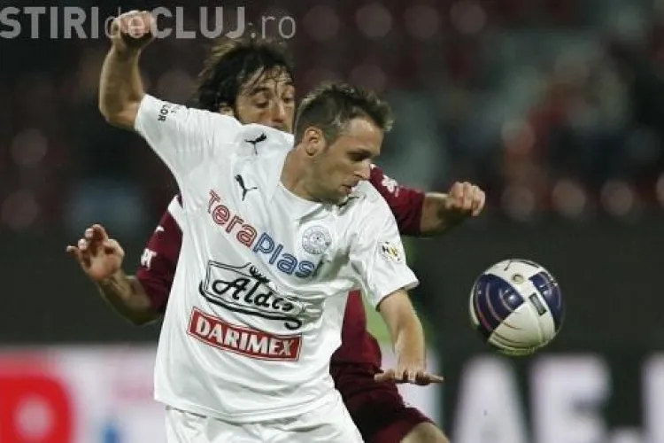 Astra - CFR Cluj 0-1 VIDEO! Clujenii castiga meciul cu emotii