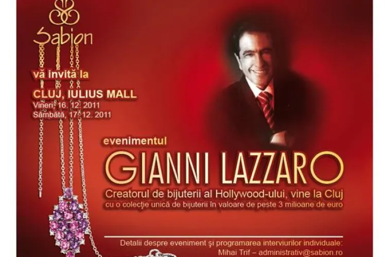 Bijutierul Hollywood-ului isi aduce colectia de 3 milioane de euro la Cluj