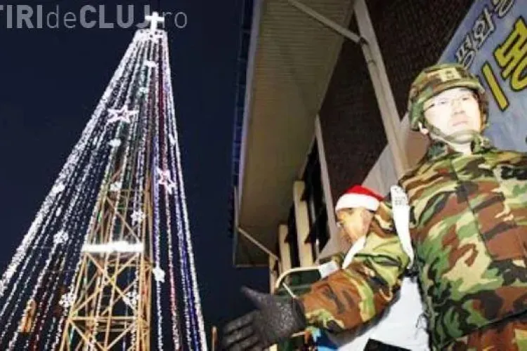 Coreenii din Nord ii ameninta pe cei din Coreea de Sud cu represalii daca vor aprinde beculetele de Craciun