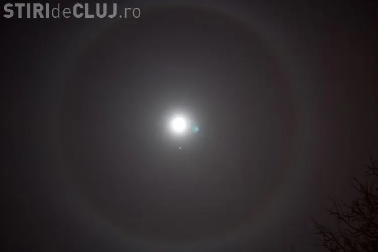 Halou de marti seara, vizibil in toata Transilvania! Vezi explicatiile meteorologilor Galerie FOTO