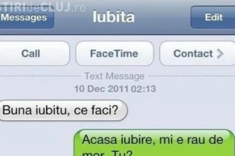 Ce discutie intre doi iubiti a adunat mii de LIKE -uri pe Facebook: "Buna iubitu, ce faci?"