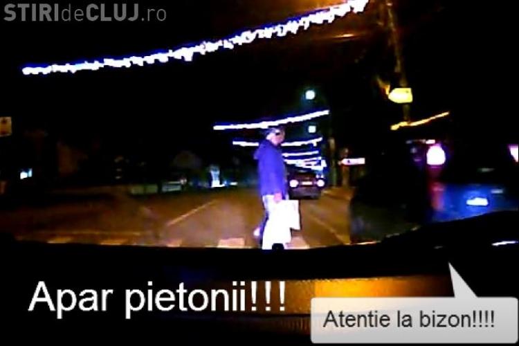 "Dobitocii din trafic" nu opresc la trecerile de pietoni din Cluj! VIDEO