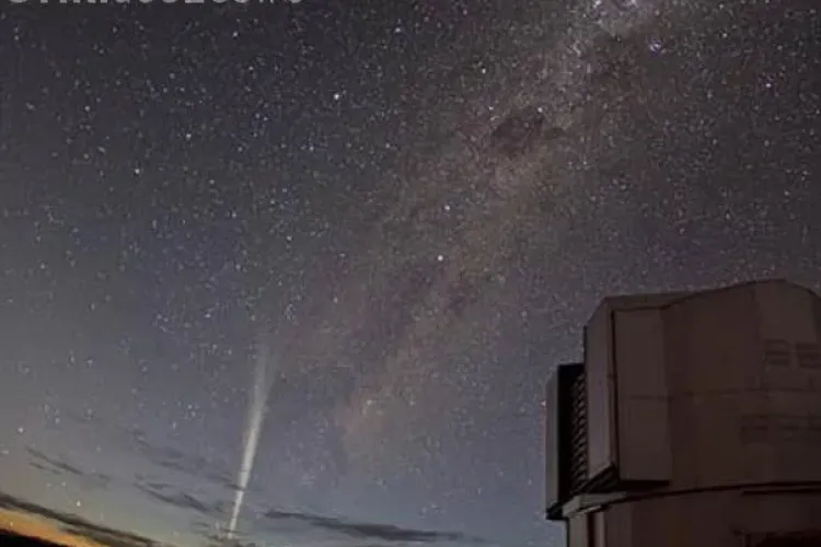  O cometa a supravietuit dupa ce a trecut prin Soare. Imagini SPECTACULOASE VIDEO