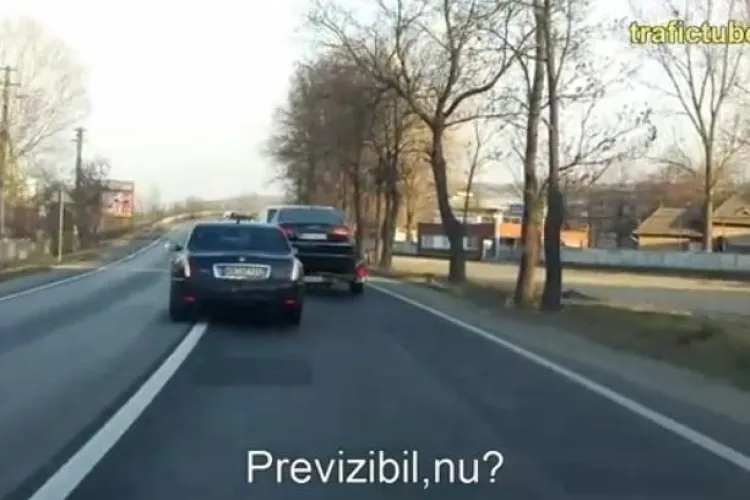 Depasirea pe linia continua, tehnica preferata a soferilor! Vezi exemple VIDEO