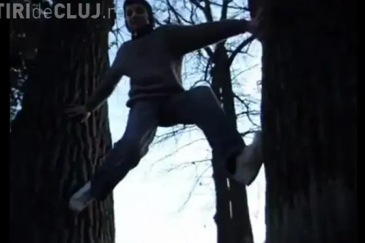 Parkour, sport national in Turda! Vezi cascadoriile unui echipe de pusti VIDEO