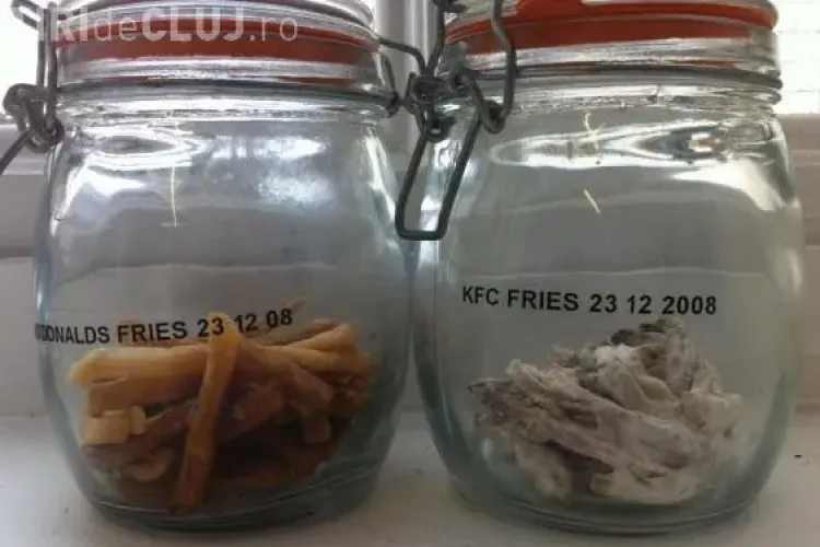 Cum arata cartofii prajiti McDonald's si KFC dupa 3 ani de la cumparare