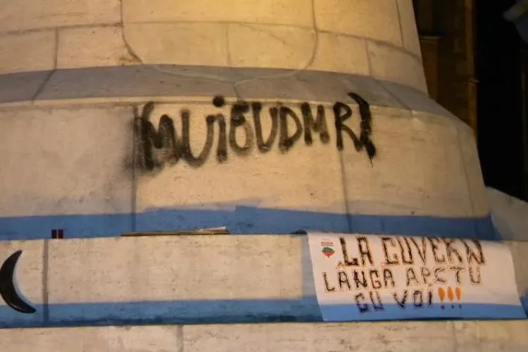 Presedintele UDMR Cluj, despre vandalizarea statuii lui Matei Corvin: Este infractiune