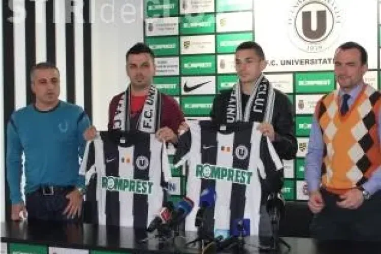 U Cluj si-a prezentat noile achizitii. Cristescu: Abia astept meciul cu CFR