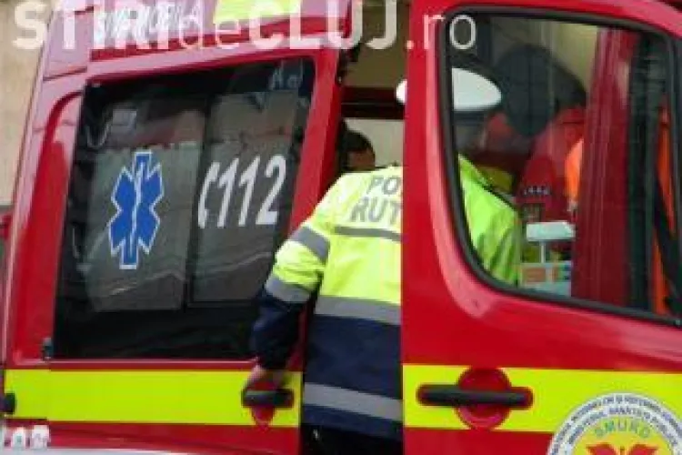 Accident rutier la iesirea din Gilau spre Huedin 