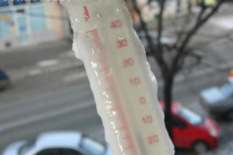 Vremea la Cluj pe urmatoarele trei zile! Minima va fi de -16 grade Celsius