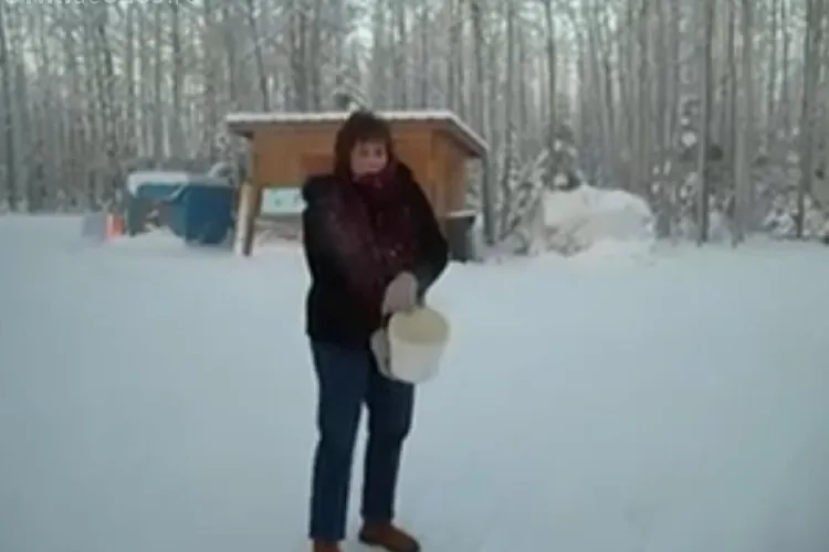 Credeti ca la Cluj e frig? Priviti acest VIDEO realizat la -40 de grade Celsius