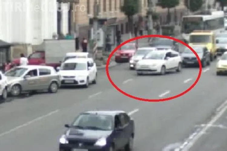 Doi procurori din Cluj sicaneaza in trafic un sofer si chiar ii taie calea cu masina VIDEO EXCLUSIV