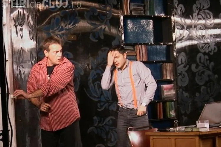 Liviu Varciu, actor in piesa "Menage a trois", jucata la la Dej cu sala plina VIDEO