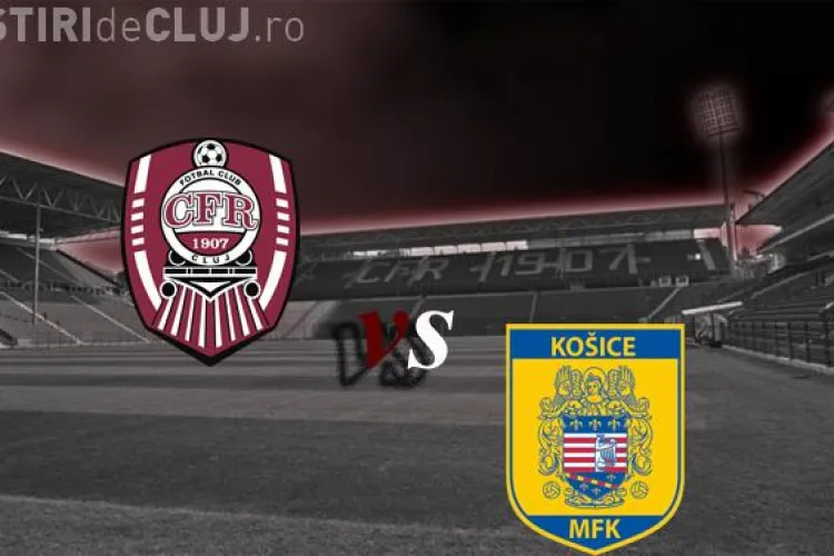 CFR Cluj joaca joi, 9 februarie, cu MFK Kosice, locul 10 in Slovacia