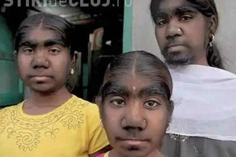  Ele sunt surorile care sufera de "sindromul varcolacului", boala care apare la un om dintr-un miliard VIDEO