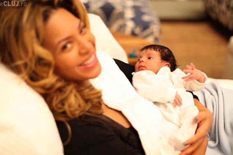 Fetita cuplului Beyonce - Jay Z! Vezi primele FOTO