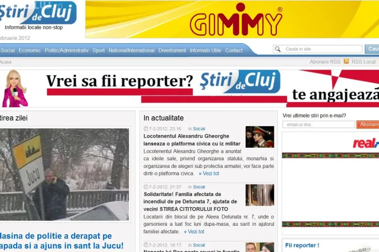 Stiri de Cluj a trecut de 20.000 de cititori unici pe zi si este liderul presei din Cluj! VA MULTUMIM 