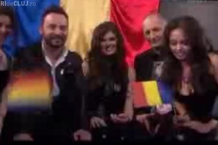 Paula Seling si Ovi anuntati cu plicul nr 8 ca melodia "Playing with Fire" s-a calificat in finala Eurovision! - VIDEO- anuntarea rezultatelor