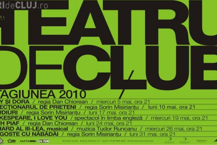 Teatrul de club - "Colectionarul de prieteni", la Diesel Club din Cluj-Napoca, luni seara de la ora 21.00