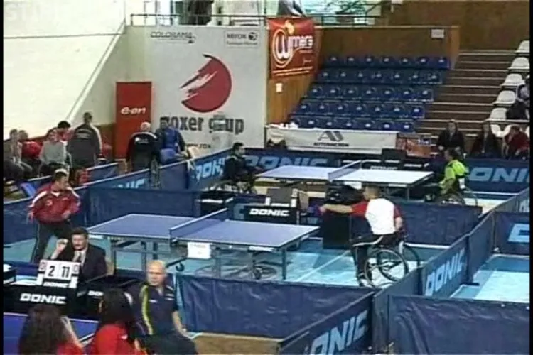 La Cluj a inceput Turneul International de Tenis de Masa pentru Persoane cu dizabilitati- VIDEO