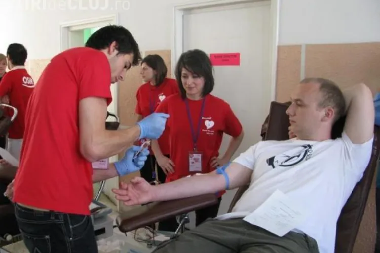 Clujenii au donat aproape 250 de litri de sange, in cadrul campaniei studentilor medicinisti, din perioada 4 - 7 mai