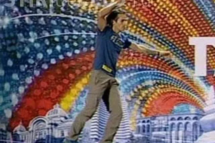 Romanii au talent! Florin Limbovici a dansat raggae pe sfoara VIDEO