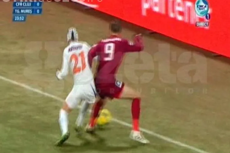 CFR Cluj invinge Muresul cu arbitrii REZUMAT VIDEO