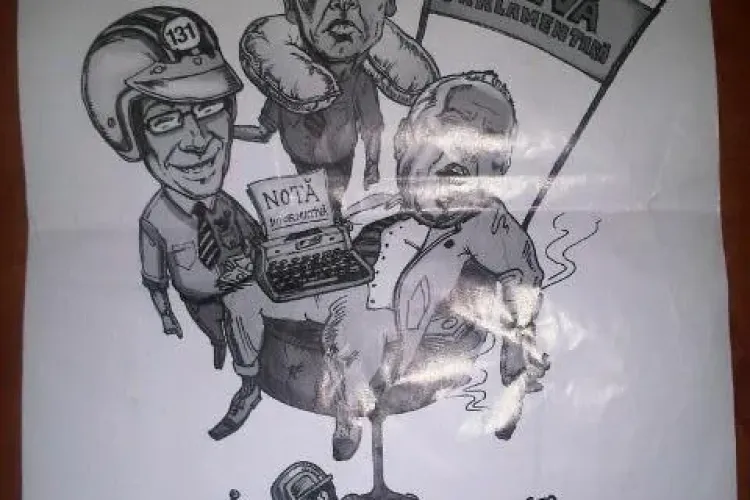 PDL Cluj, acuzat ca a distribuit fluturasi in care isi bate joc de parlamentarii USL Cluj