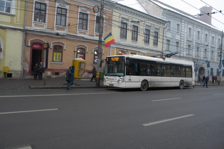 Autobuz de noapte in Cluj-Napoca pe linia 25