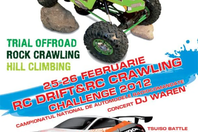 Campionatul National Privat de RC DRIFT & RC CRAWLING se va desfasura sambata si duminica la Cluj-Napoca 