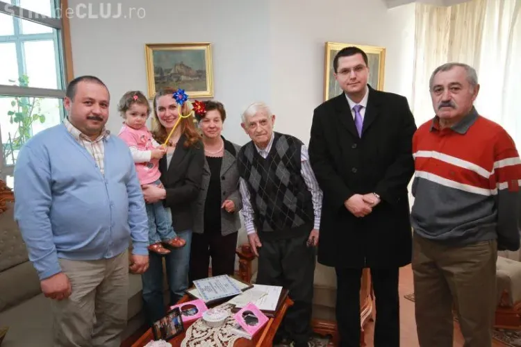 Un clujean, premiat la implinirea varstei de 100 de ani