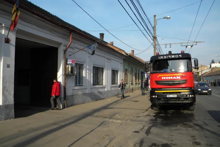 Incendiu la Spitalul de Copii Cluj FOTO