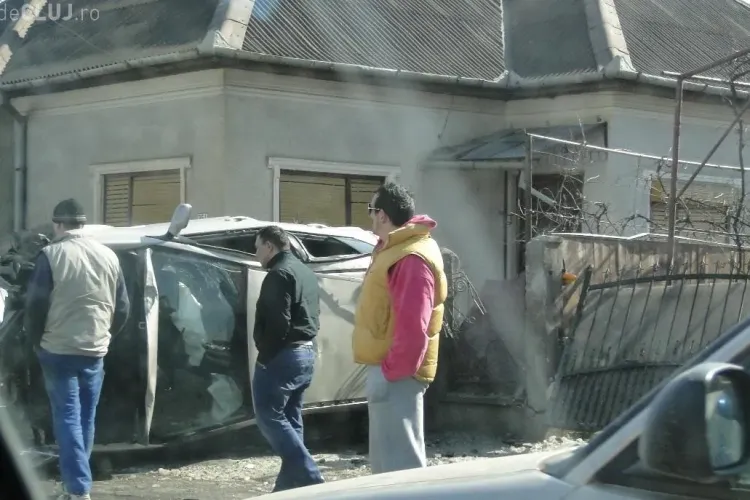 Accidentul din Floresti, de langa Oncos, produs de un barbat fara permis FOTO