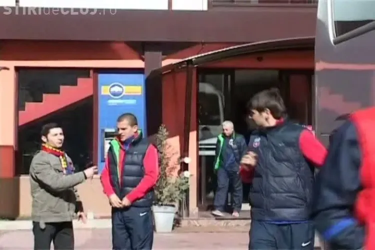 Steaua, asteptata de un singur fan la hotel! Bourceanu, fotograf de ocazie VIDEO