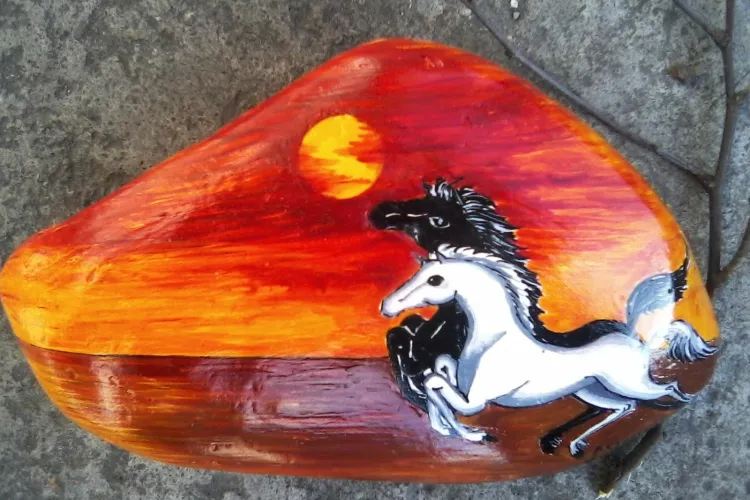 Peisaje pictate pe PIETRELE CLUJULUI! FOTO