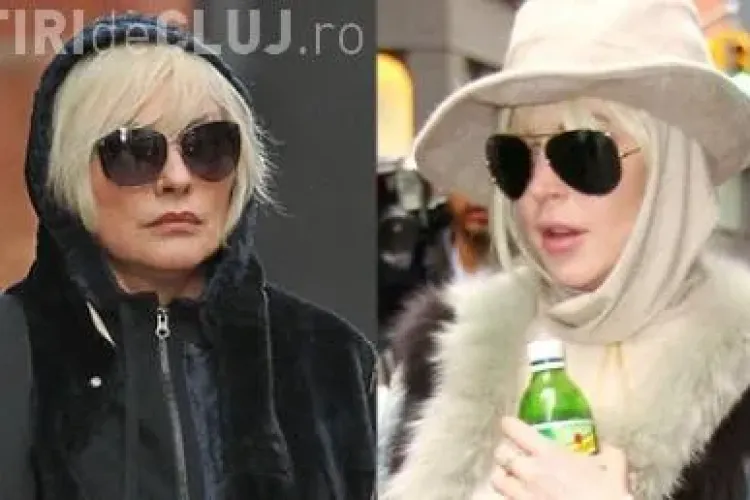 Actrita Lindsay Lohan de 25 de ani, confundata cu o cantareata de 66 de ani! FOTO