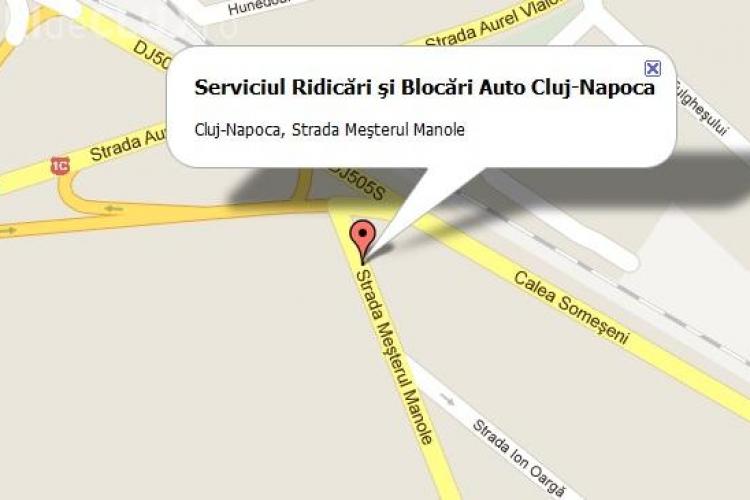Serviciul Ridicari si Blocari Auto Cluj-Napoca! Contact si adresa