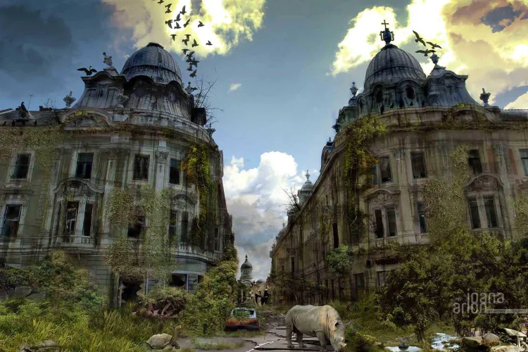 Clujul dupa APOCALIPSA, imaginat de o absolventa a Universitatii de Arta FOTO SENZATIONAL