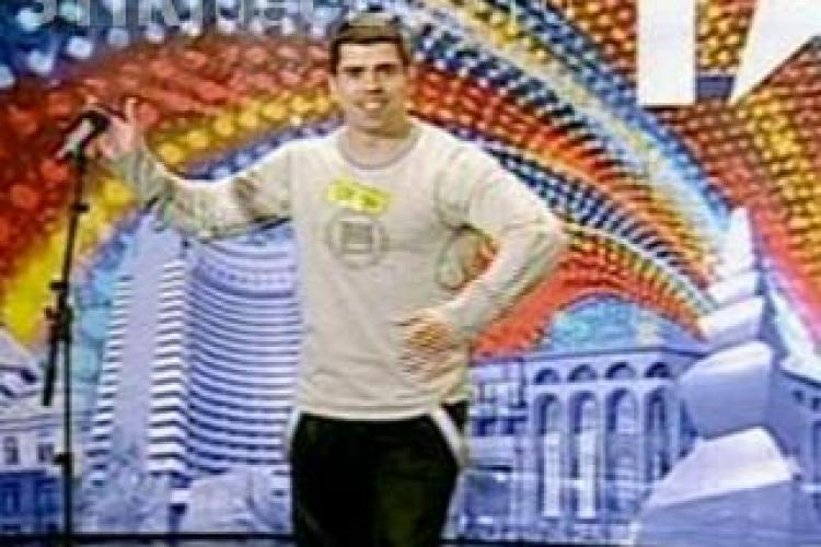 Un fost sportiv a rupt gura targului la Romanii au talent! A dansat ca un robot VIDEO