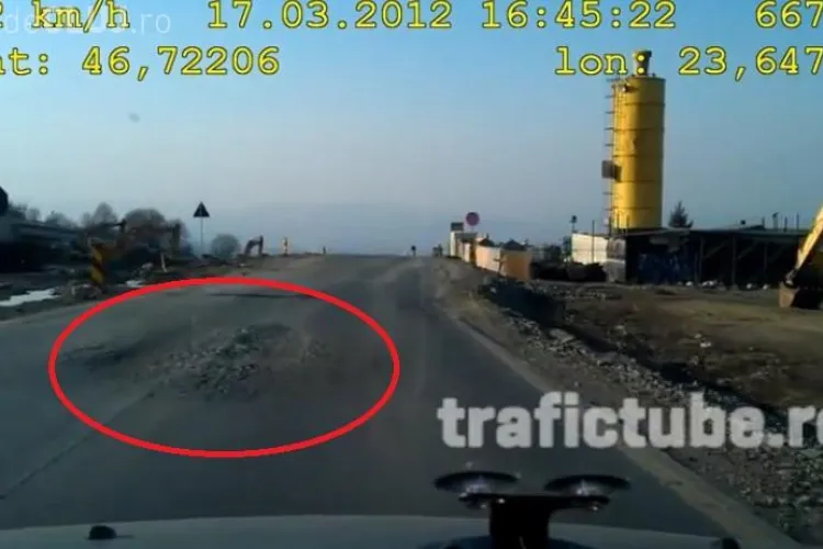 Centura Valcele - Apahida, pe portiunea in lucru, arata ca dupa bombardament. Lucrarea trebuie finalizata in iunie  VIDEO